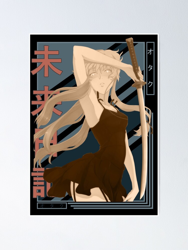 Anime Mirai Nikki Poster Kraft Paper Prints Future Diary Yuno