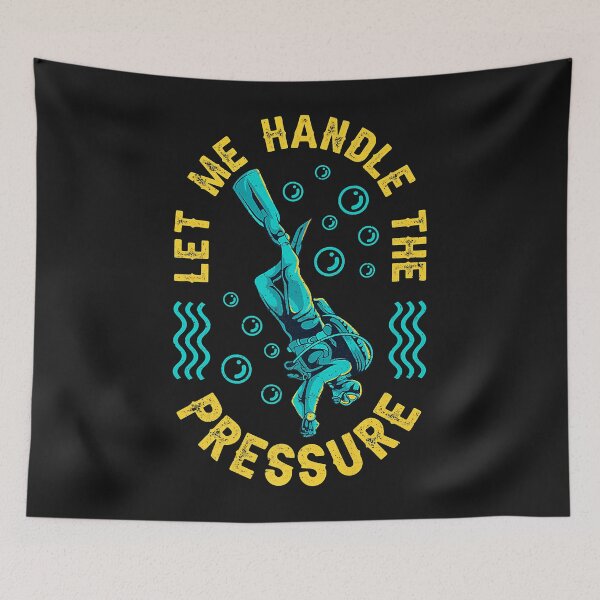 Item preview, Scuba Diving Let Me Handle The Pressure Funny Scuba Diving designed and sold by AdrienDierckx.