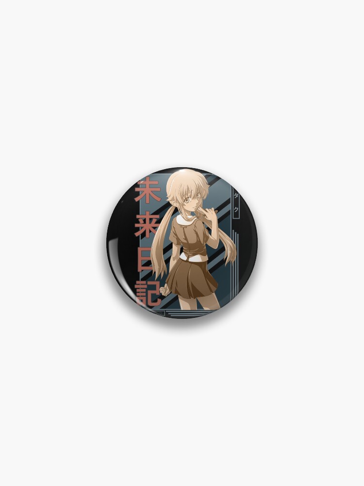 Yuno Gasai Future Diary Mirai Nikki Retro blue brown anime Design Spiral  Notebook for Sale by Raiden Designer Shop