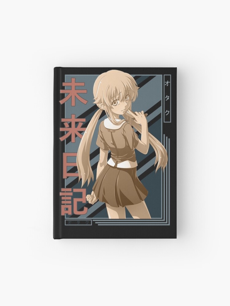 Yuno Gasai Future Diary Mirai Nikki Retro blue brown anime Design Spiral  Notebook for Sale by Raiden Designer Shop