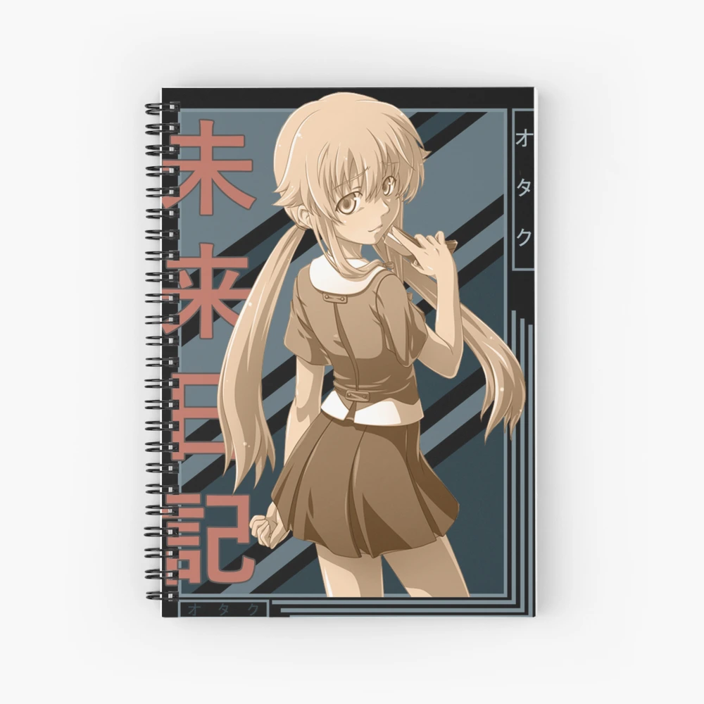 Yukiteru Amano Yuki Future Diary Mirai Nikki Retro blue brown anime Design  Poster for Sale by Raiden Designer Shop