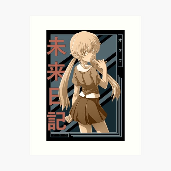 Anime Mirai Nikki Poster Kraft Paper Prints Future Diary Yuno