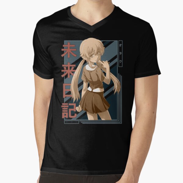 Yuno Gasai Future Diary Mirai Nikki Retro blue brown anime Design