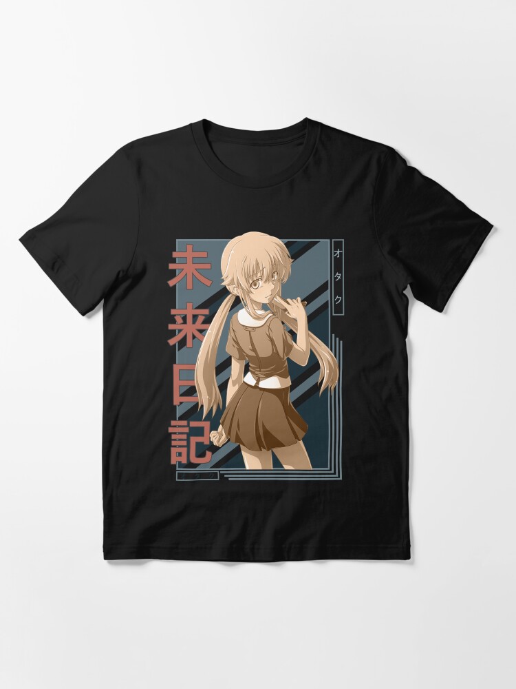 Yuno Gasai Future Diary Mirai Nikki Retro blue brown anime Design |  Greeting Card