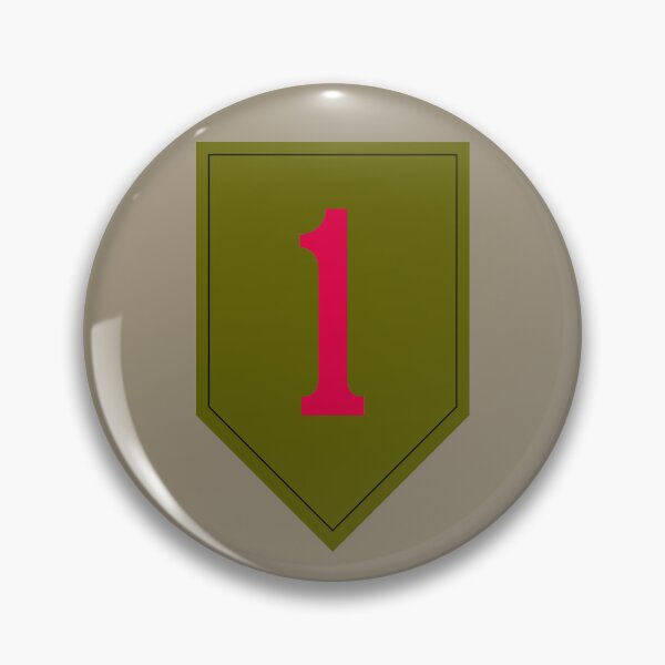 Item preview, 1st Infantry Division "The Big Red One" (United States Army) designed and sold by wordwidesymbols.