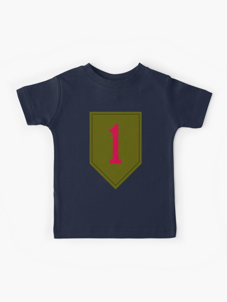 Camiseta para niños Sale la obra «Primera División Infantería Big Red One" (Ejército de los Estados Unidos)» de wordwidesymbols | Redbubble