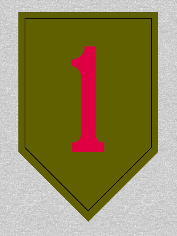 1st Infantry Division "The Big Red One" (United States Army) by wordwidesymbols