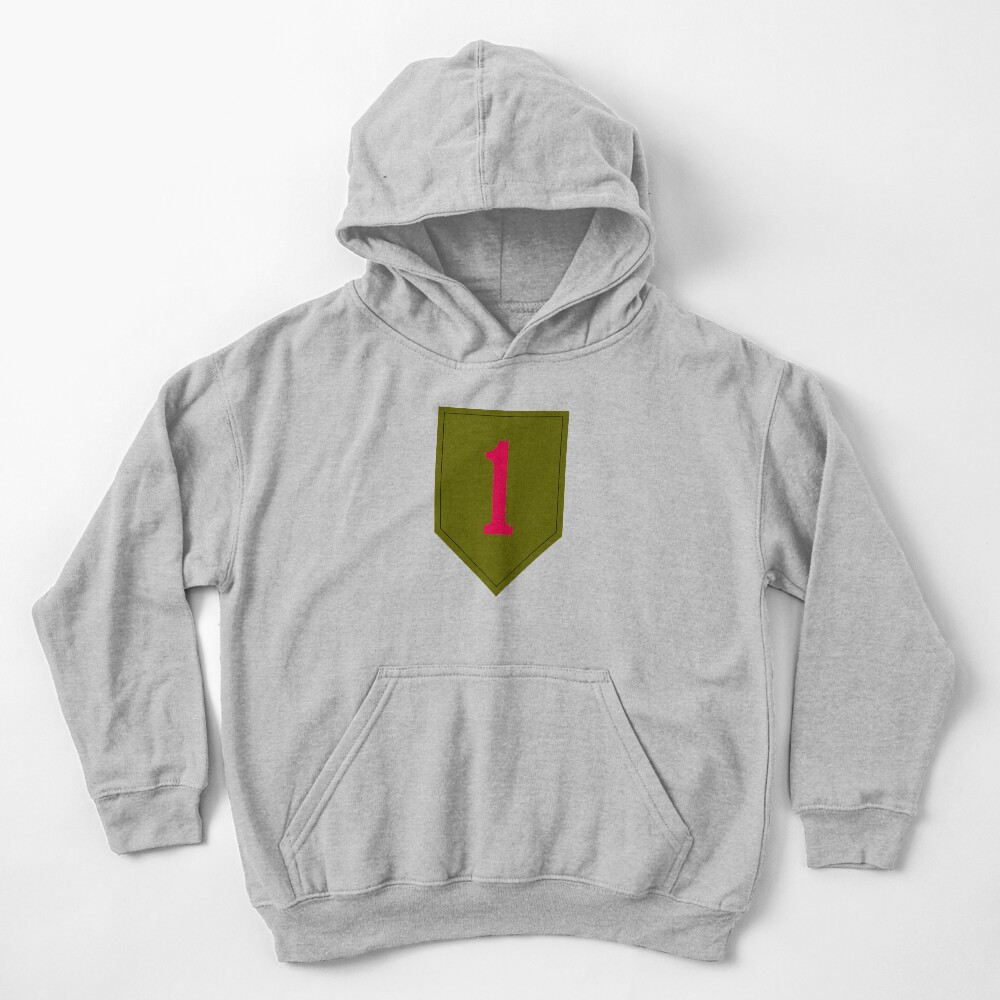 1st Infantry Division "The Big Red One" (United States Army) Kids Pullover Hoodie