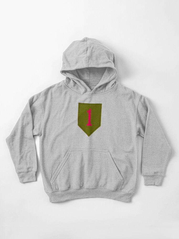 Army big shop red one hoodie