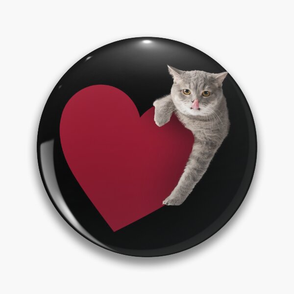 Item preview, Valentine's Day Cute Cat Playing With Heart designed and sold by Tritroc.