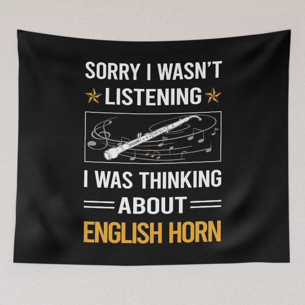 Item preview, Funny Listening English Horn Cor Anglais designed and sold by jiggleterrified.