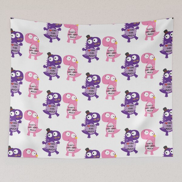 Item preview, Funny Dinosaur Meme, I Love You This Much, That's Not Very Much  designed and sold by SidhuKeet1.