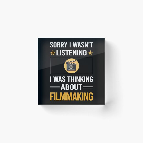 Item preview, Funny Listening Filmmaking Filmmaker Film Making designed and sold by jiggleterrified.