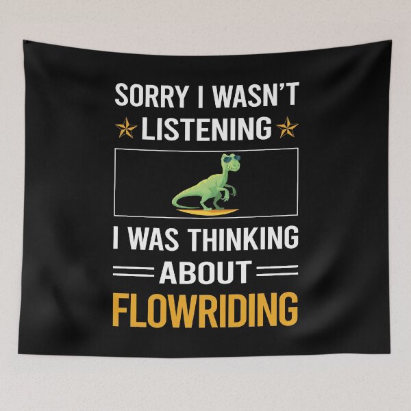 Item preview, Funny Listening Flowriding Flowboarding designed and sold by jiggleterrified.