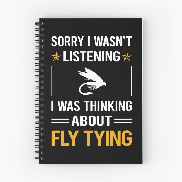 Item preview, Funny Listening Fly Tying designed and sold by jiggleterrified.