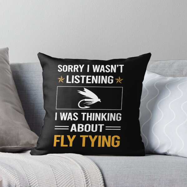 Item preview, Funny Listening Fly Tying designed and sold by jiggleterrified.