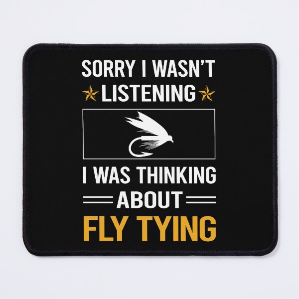 Item preview, Funny Listening Fly Tying designed and sold by jiggleterrified.