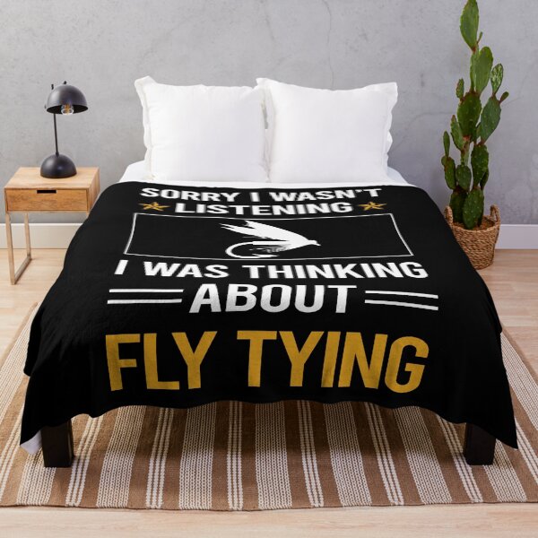 Item preview, Funny Listening Fly Tying designed and sold by jiggleterrified.