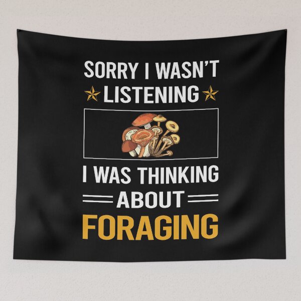 Item preview, Funny Listening Foraging Forage Forager designed and sold by jiggleterrified.