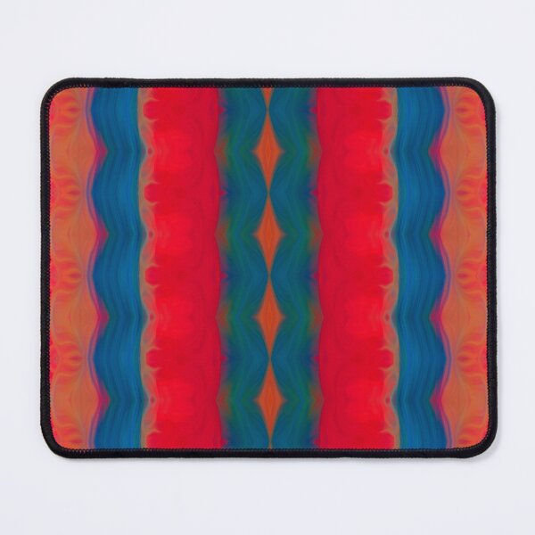 Item preview, Red Flames in Blue Stripes Metamorfosis designed and sold by © Maya Lavda || wocado.