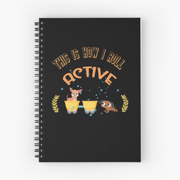 Item preview, Copy of  Funny quote for dog lovers,funny gift spiral note books  designed and sold by fatydesignspace.