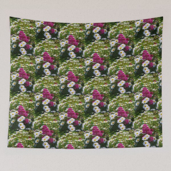 Item preview, Valerian and Oxeye Daisies designed and sold by lezvee.