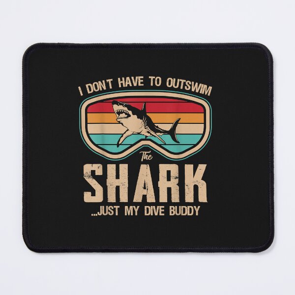 Item preview, The Shark Is My Dive Buddy Scuba Diving Diver Snorkeling designed and sold by AdrienDierckx.