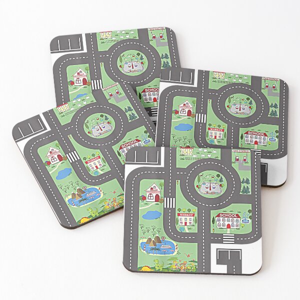 Item preview, Cool Play Mat Race Car Track On Dad Shirt with Dinosaurs designed and sold by Rsmilevf3.
