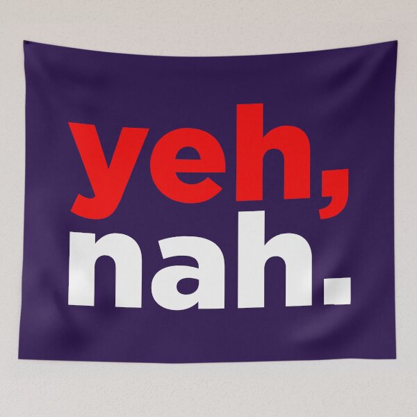 Item preview, yeh, nah. designed and sold by russelltate.