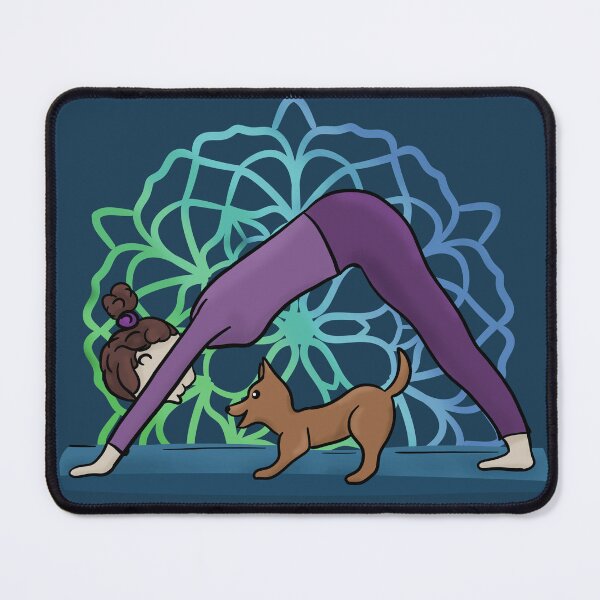 Item preview, All I need is love and yoga and a dog designed and sold by Antiope33.