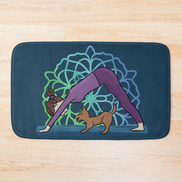 Item preview, All I need is love and yoga and a dog designed and sold by Antiope33.