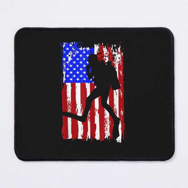 Item preview, Vintage American Flag Scuba Diving Men Women designed and sold by AdrienDierckx.