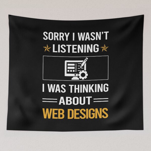 Item preview, Funny Listening Web Designing Designer Design designed and sold by RandalDavis.