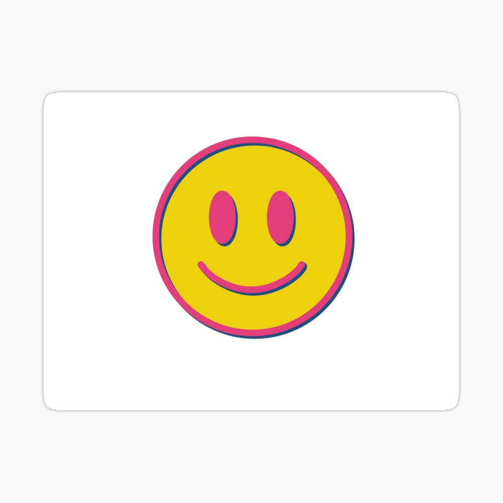smiley, emoji, aesthetic, gen z, simple sticker, funny, symbol, yellow,  hydroflask sticker,
