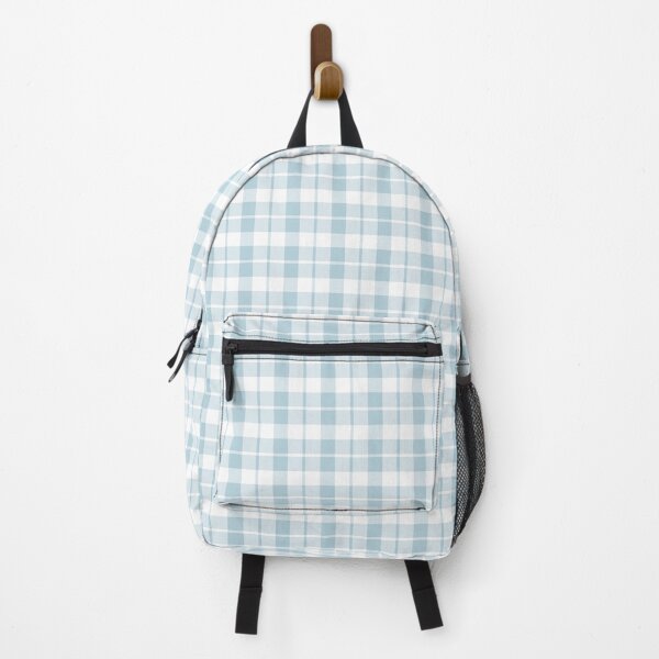 Item preview, Retro Pastel Blue and White Plaid Pattern designed and sold by Artistestella.
