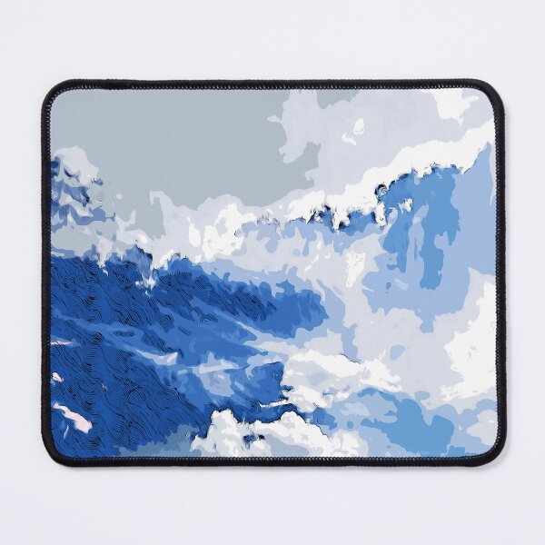 Item preview, White clouds in the blue sky color art designed and sold by artdragongift 15.