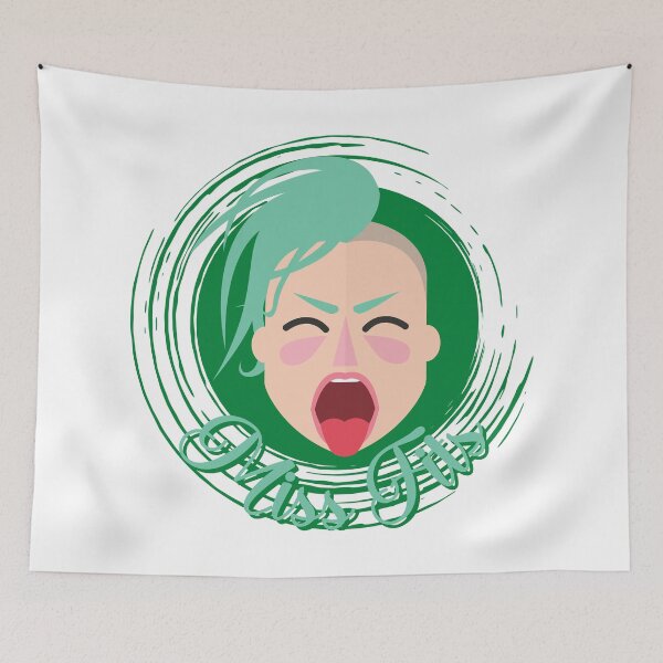 Item preview, Miss Fits Misfits Funny Angry Woman Design designed and sold by Nathalie Aynié.