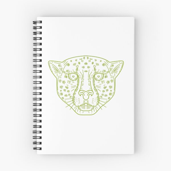Item preview, Cheetah Head Mono Line designed and sold by patrimonio.