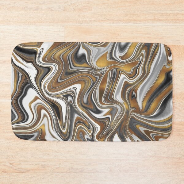 Item preview, Gold Black and White Paint Pouring designed and sold by MarkUK97.