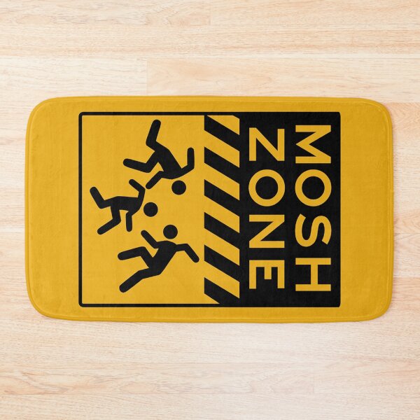 Item preview, MOSH ZONE WARNING SIGN designed and sold by Mystery Theater.