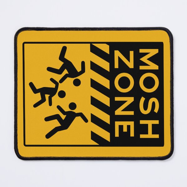 Item preview, MOSH ZONE WARNING SIGN designed and sold by Mystery Theater.