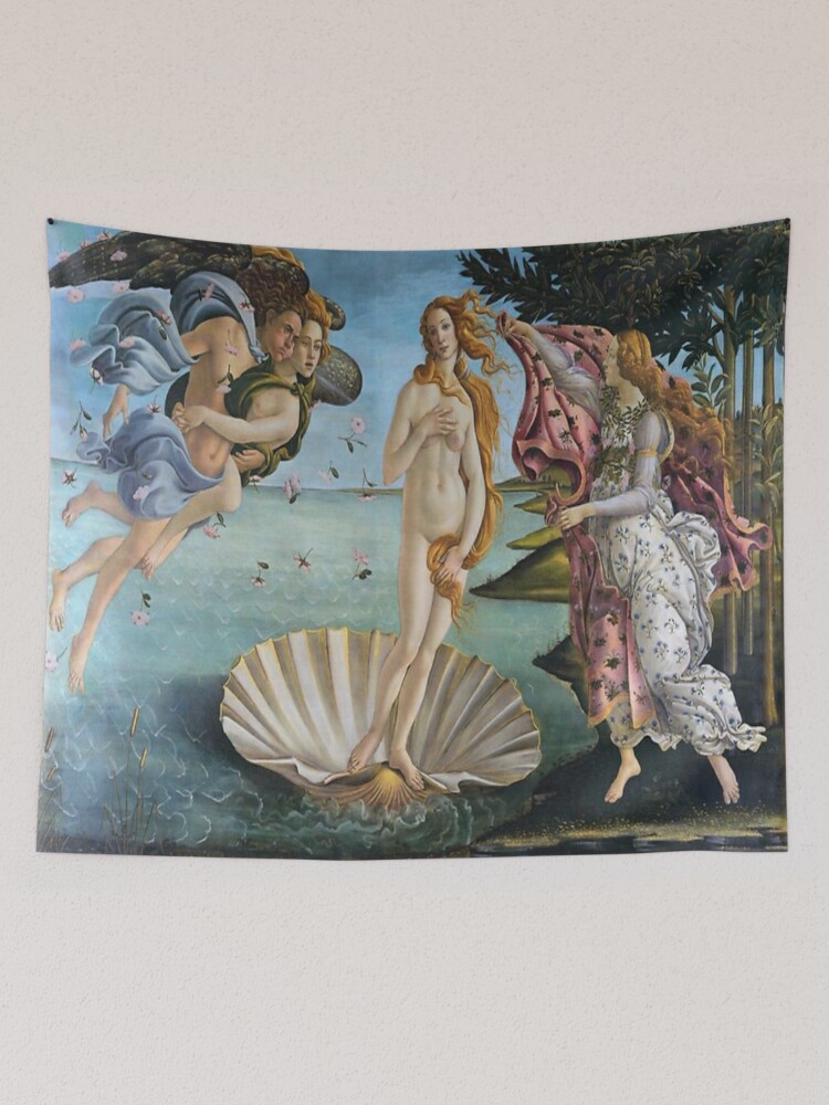 sandro Botticelli the Birth of venus Tapestry for Sale by kinsley45 Redbubble