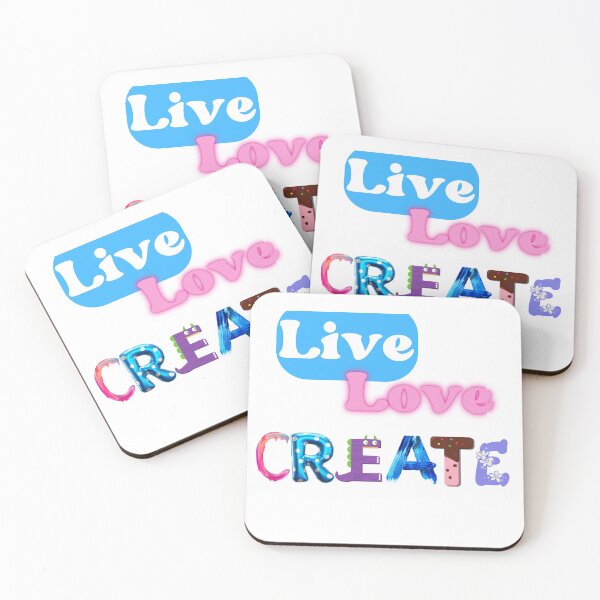 Item preview, Live. Love. Create. designed and sold by CriticalC404.