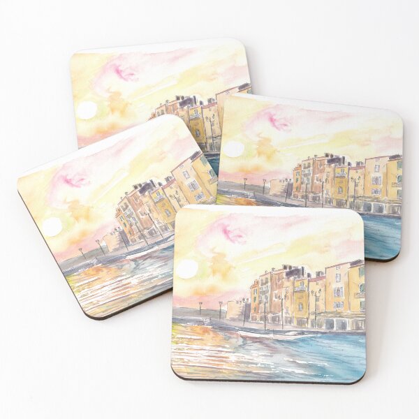 Item preview, Saint Tropez Waterfront at the Port in French Riviera designed and sold by artshop77.