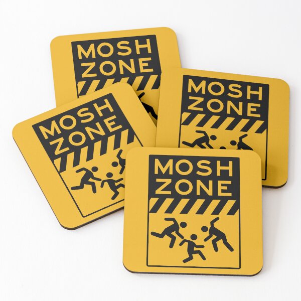Item preview, MOSH ZONE WARNING SIGN designed and sold by Mystery Theater.