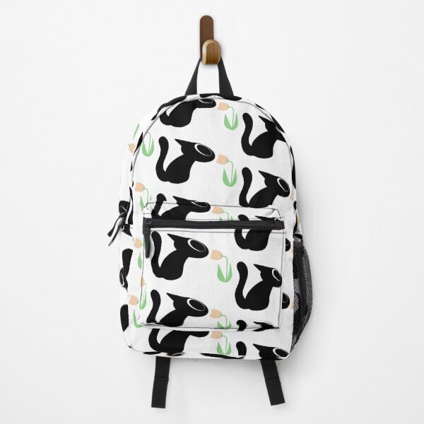 Item preview, cat sniffing flower designed and sold by Noofshop.