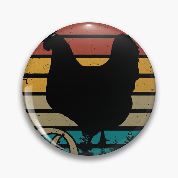 Artikelvorschau, Chicken Daddy Wannabe Vintage Retro Chicken 80er 70er 60er Chicken Silhouette entworfen und verkauft von Susabowski.