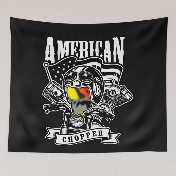 Item preview, chopper american classic funny Forests wheels club , motorcycle, 8 designed and sold by Susabowski.