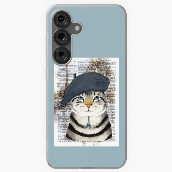 Item preview, Charming French Cat in Paris. Perfect for cat lovers. designed and sold by timelessfancy.