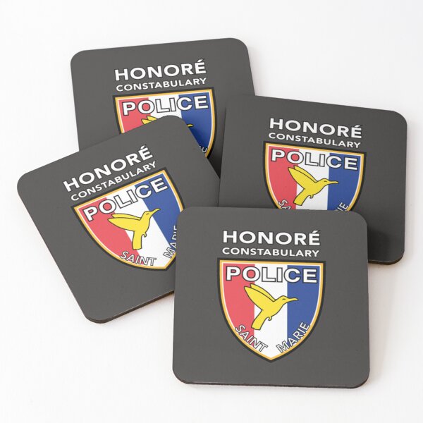 Item preview, SAINT MARIE POLICE - HONORÉ CONSTABULARY Active T-Shirt designed and sold by KarenHagy.